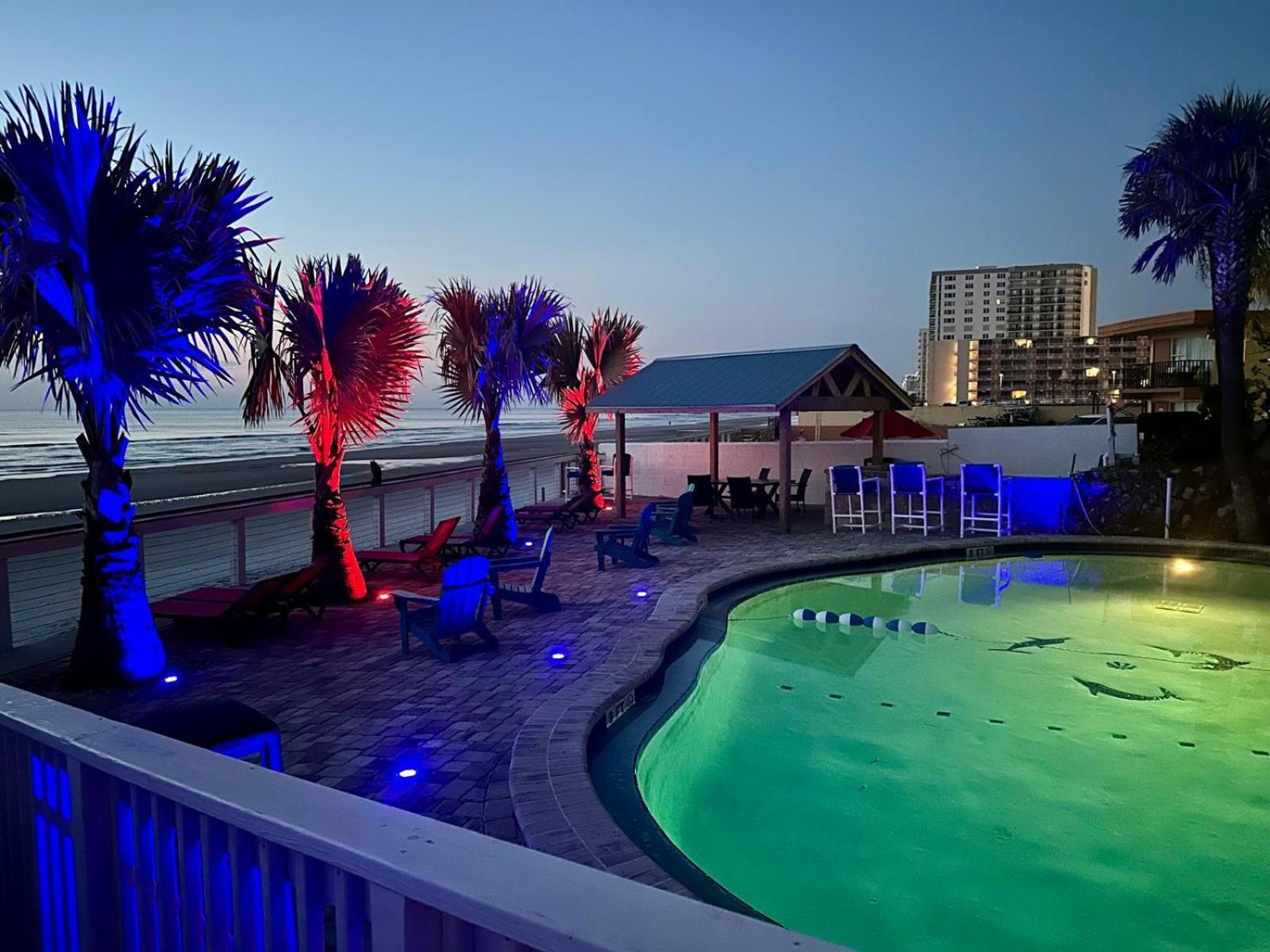 Flamingo Inn Beachfront - Daytona Beach Ngoại thất bức ảnh